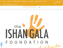 Tablet Screenshot of ishangala.org